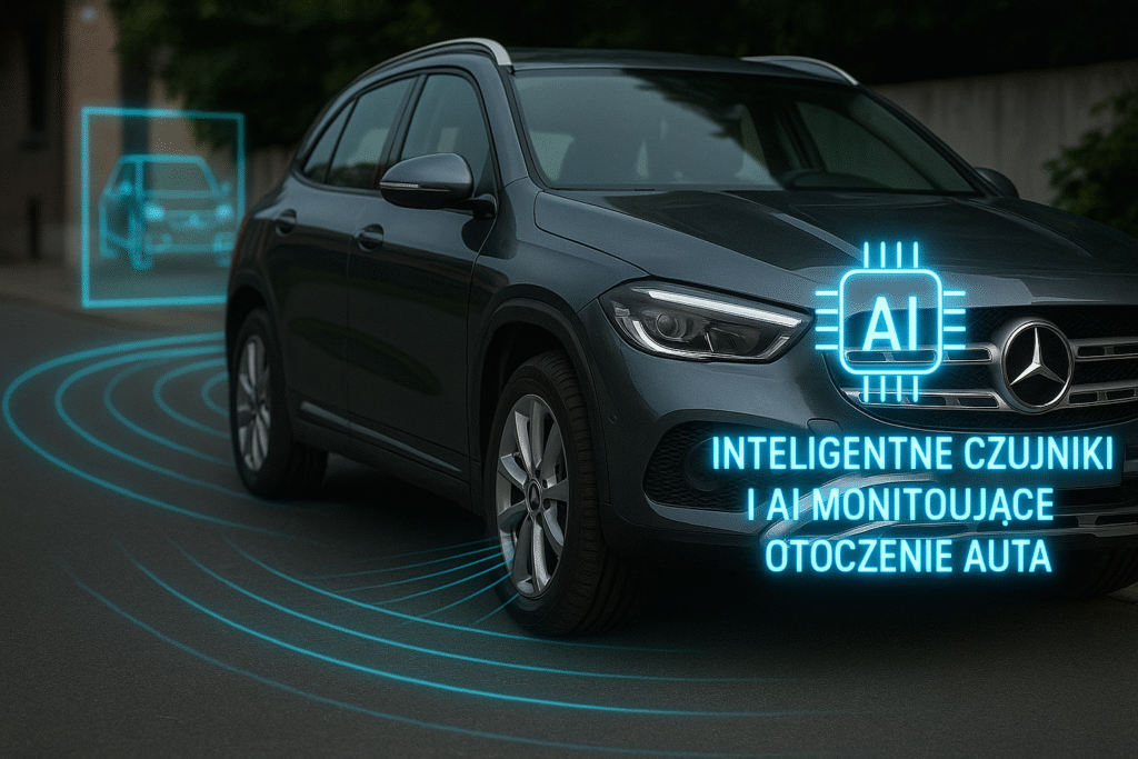 Inteligentne czujniki i AI monitorujące otoczenie auta